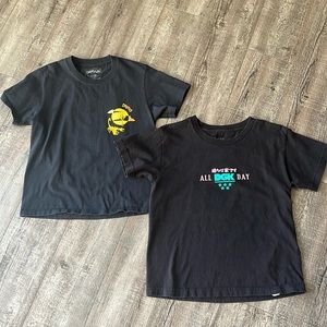 Two Zumiez youth shirts